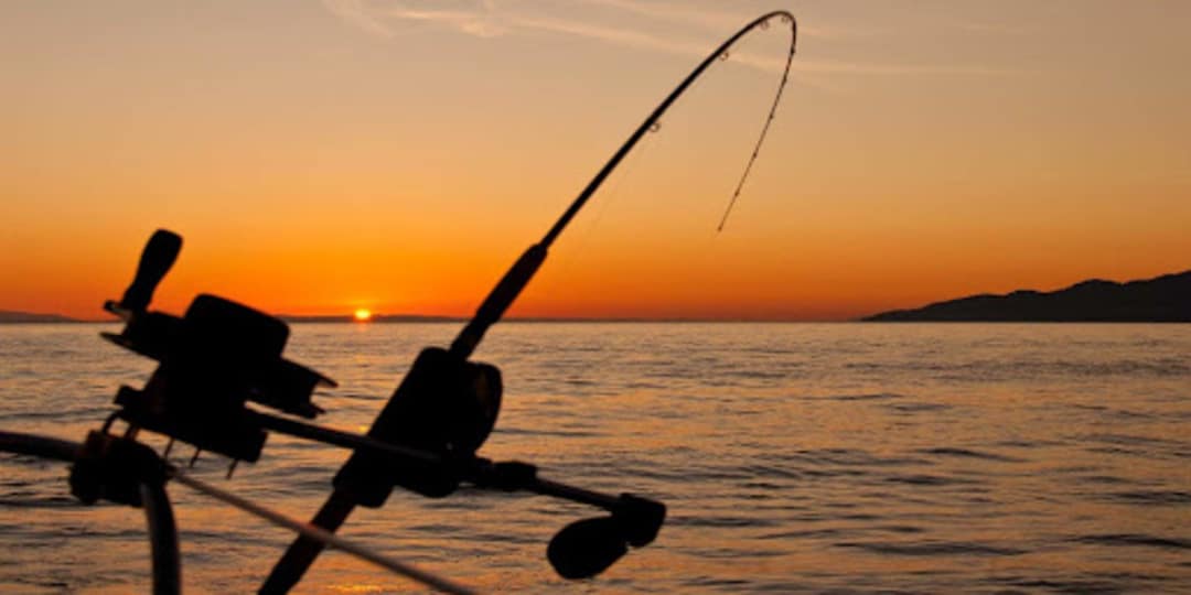 bottom fishing at lake