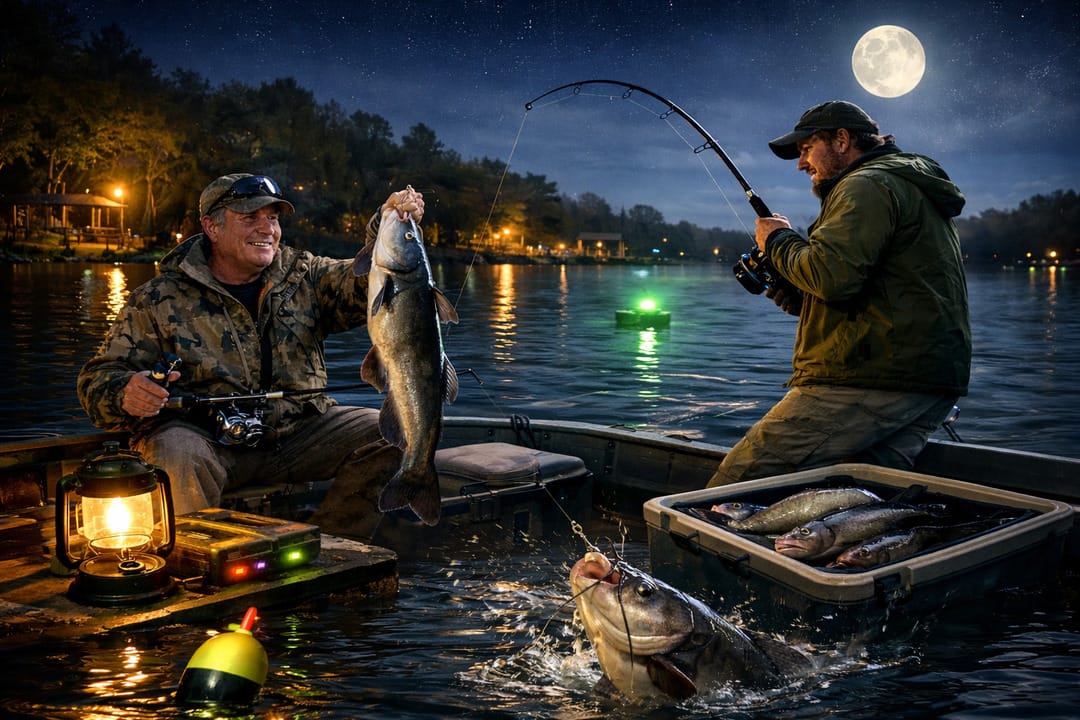 night fishing