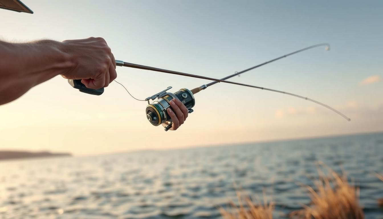 casting for maximum distance fishing