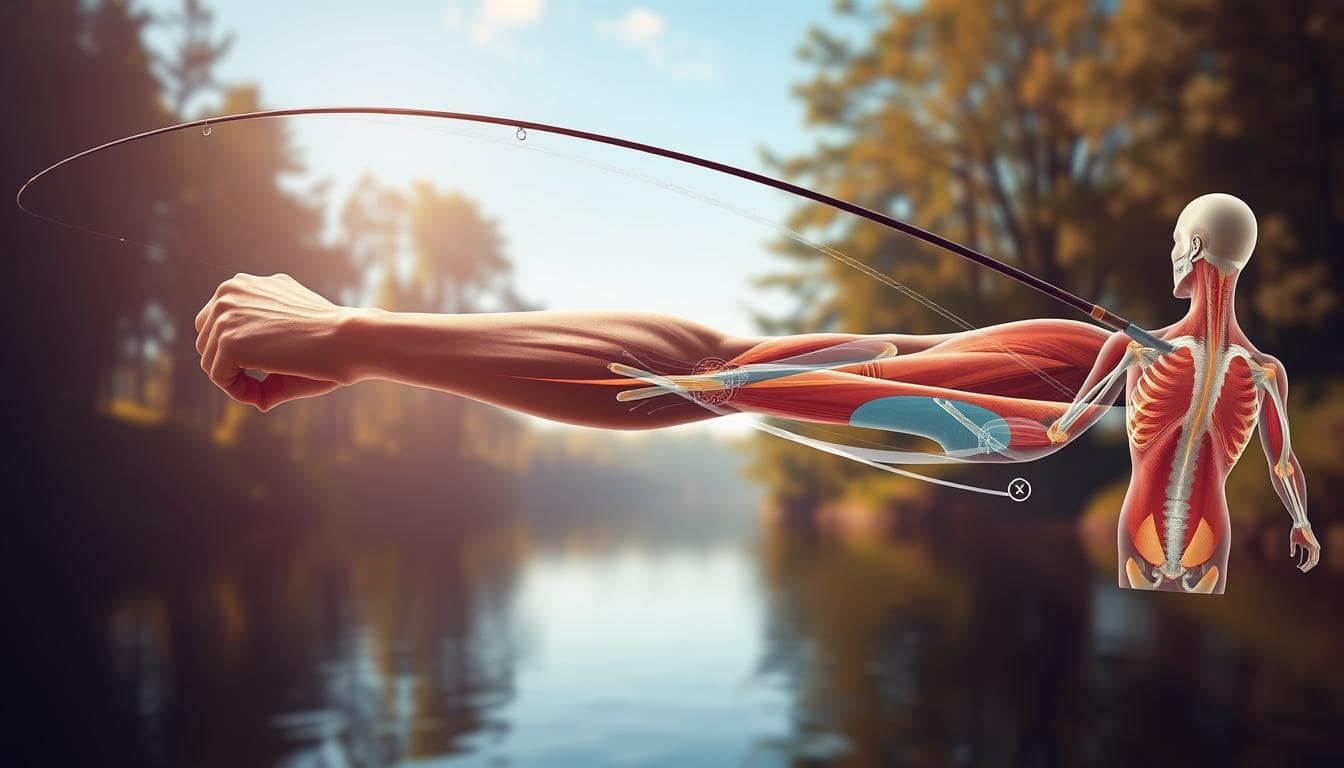 fishing biomechanics