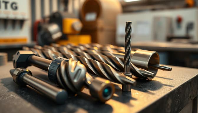 A well-lit, high-resolution close-up image of a group of precision casting drills being meticulously evaluated on a clean, organized workbench. The drills are arranged in a precise, symmetrical pattern, allowing for a detailed inspection of their engineering, materials, and design features. Soft, warm lighting casts subtle shadows, highlighting the intricate textures and contours of the tools. The background is blurred, keeping the focus on the drills and conveying a sense of technical professionalism and attention to detail. The overall atmosphere evokes a sense of thoughtful evaluation, as if the viewer is witnessing a thorough, systematic assessment of the specialized equipment. A well-lit, high-resolution close-up image of a group of precision casting drills being meticulously evaluated on a clean, organized workbench. The drills are arranged in a precise, symmetrical pattern, allowing for a detailed inspection of their engineering, materials, and design features. Soft, warm lighting casts subtle shadows, highlighting the intricate textures and contours of the tools. The background is blurred, keeping the focus on the drills and conveying a sense of technical professionalism and attention to detail. The overall atmosphere evokes a sense of thoughtful evaluation, as if the viewer is witnessing a thorough, systematic assessment of the specialized equipment.